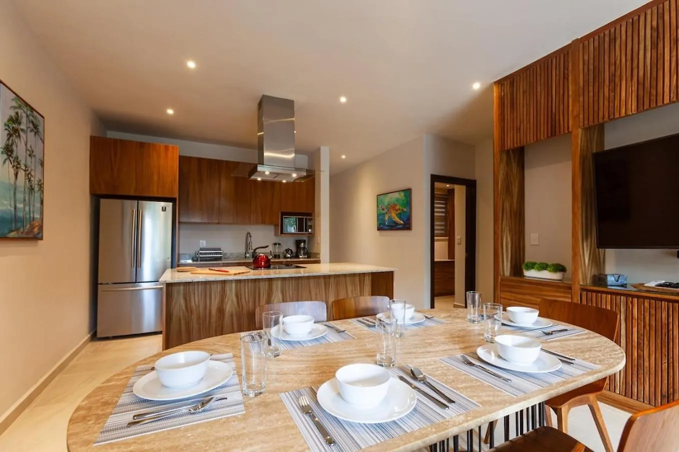 Villa Omg! New Casa Tortuga10Mincaribewifi 200Mbgym Playa del Carmen Messico